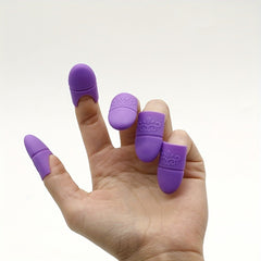 5pcs Wearable Nail Pads Nail Polish Removal Cap Reusable Silicone Nail Cover
