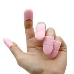 5pcs Wearable Nail Pads Nail Polish Removal Cap Reusable Silicone Nail Cover