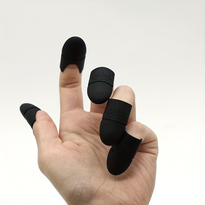 5pcs Wearable Nail Pads Nail Polish Removal Cap Reusable Silicone Nail Cover