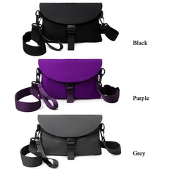 Men's Nylon Chest Pack Cellphone Pouch Outdoor Crossbody Bag