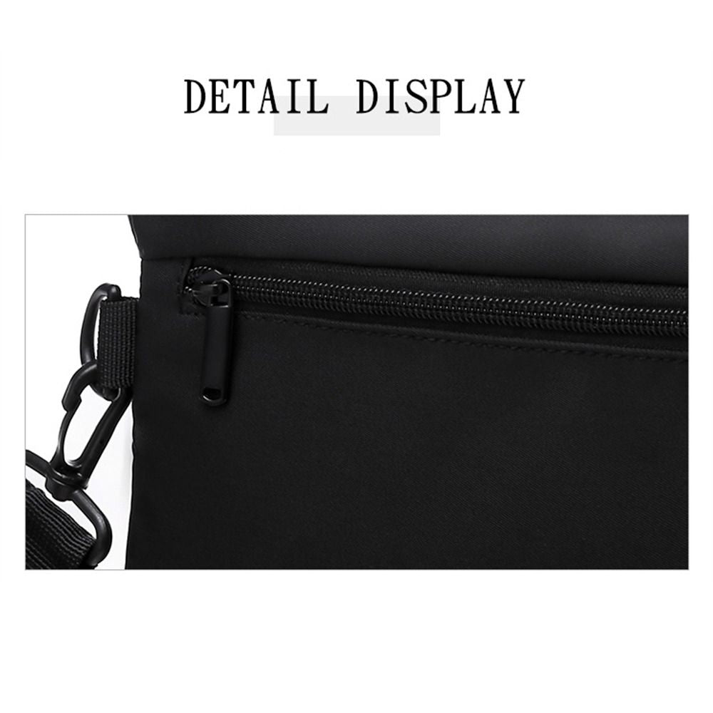 Men's Nylon Chest Pack Cellphone Pouch Outdoor Crossbody Bag