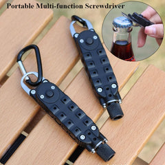 Mini Screwdriver Key Chain Bottle Opener Outdoor Gadget