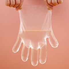 50/100 Disposable Plastic Gloves Cat. Housework BBQ Spa