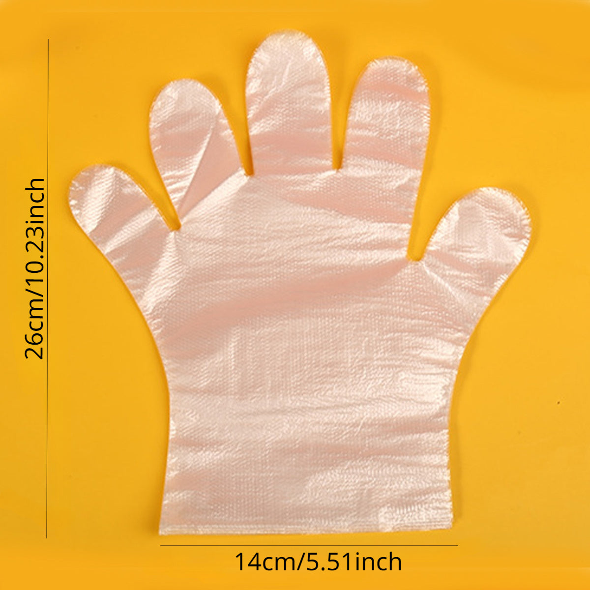 50/100 Disposable Plastic Gloves Cat. Housework BBQ Spa