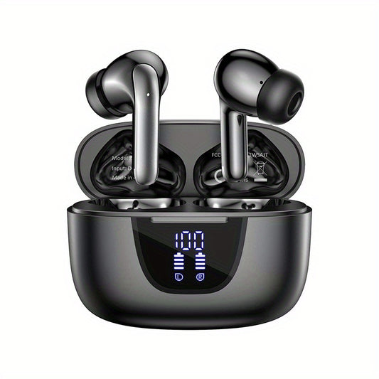 Wireless Headphones with 13mm Speakers, 30 Hr Playback, Noise Canceling Mic