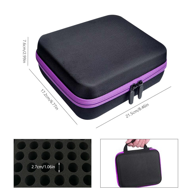 30 Bottles Essential Case Travel Portable Nail Polish Storage Bag