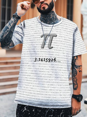 3D Print Men's Graphic T-Shirt Short Sleeve Pullover Tops