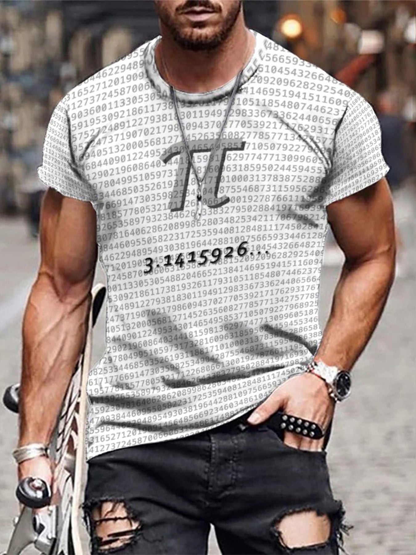 3D Print Men's Graphic T-Shirt Short Sleeve Pullover Tops
