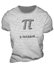 3D Print Men's Graphic T-Shirt Short Sleeve Pullover Tops