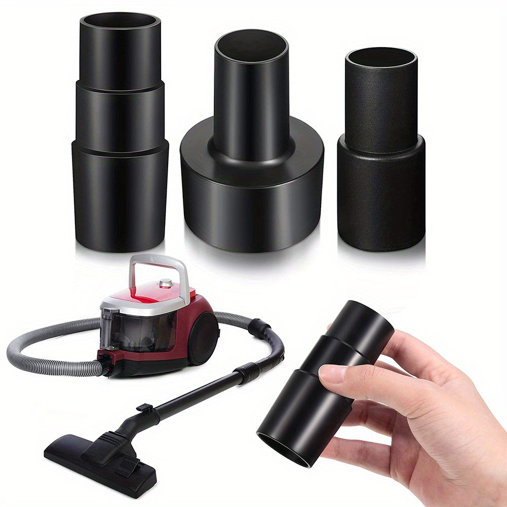 3pcs Universal Vacuum Hose Adapter Set for Brush Sizes 2 1 2 to 1 1 4