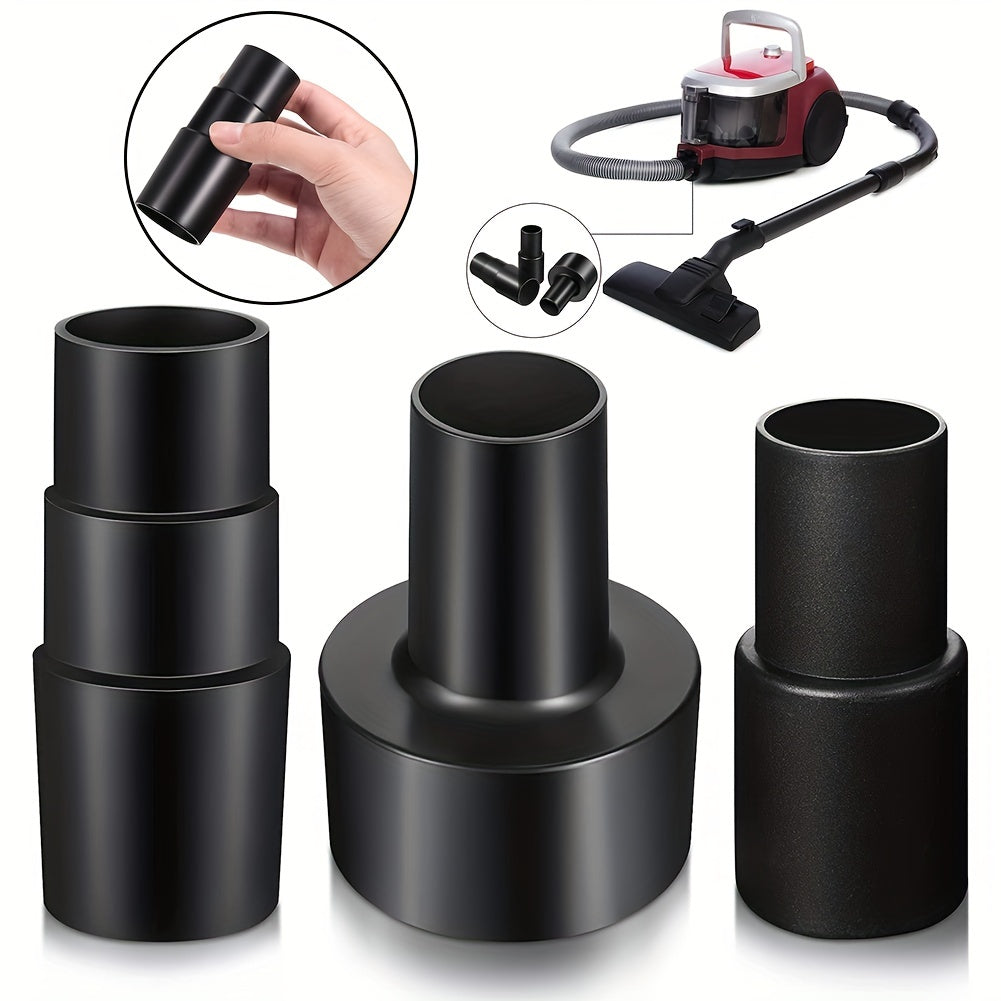 3pcs Universal Vacuum Hose Adapter Set for Brush Sizes 2 1 2 to 1 1 4