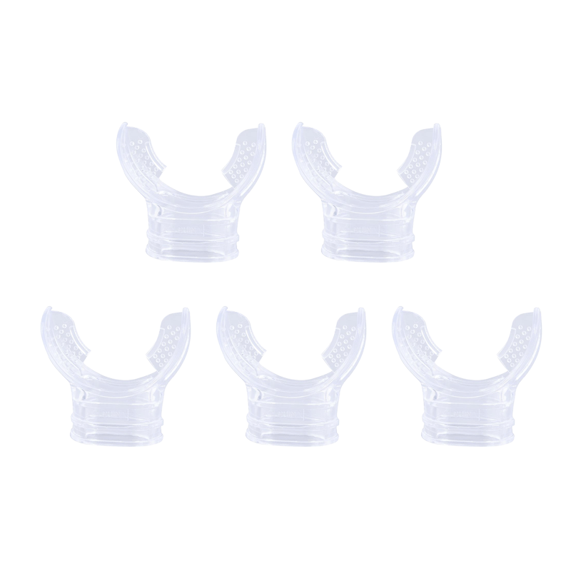 5pcs Dive Mouthpiece Replacements W/ Regulator Tie