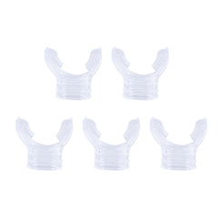 5pcs Dive Mouthpiece Replacements W/ Regulator Tie