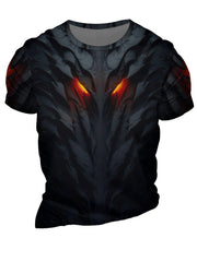 3D Print Men's Graphic T-shirt Short Sleeve Pullover Tops