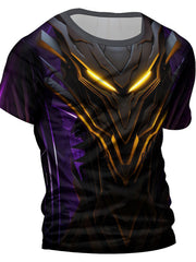 Futuristic Mech Armor Print Men's Sports T-Shirt