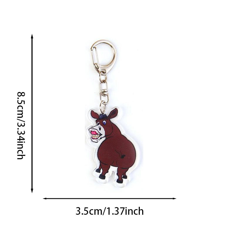 3pcs Cartoon Animal Keychain Bag Charm Pendant Gift