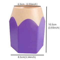 Pencil Shaped Makeup Brush Holder Pot Office Stationery Organizer
