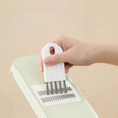5 Pcs Keyboard Cleaning Brush Bendable Cup Cover Groove Gap Dead Corner Brushes