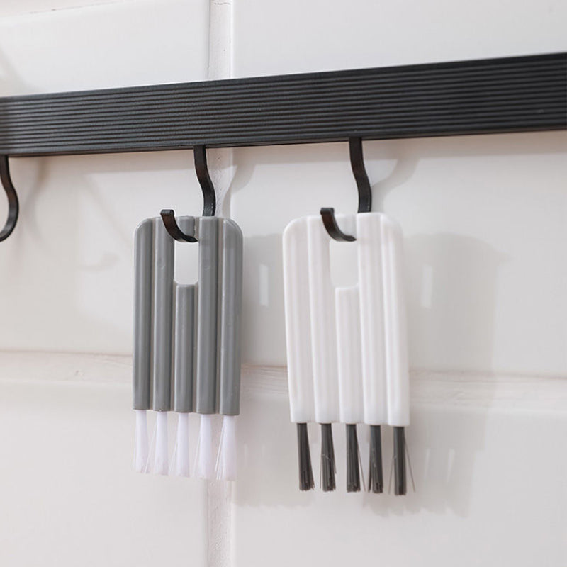 5 Pcs Keyboard Cleaning Brush Bendable Cup Cover Groove Gap Dead Corner Brushes