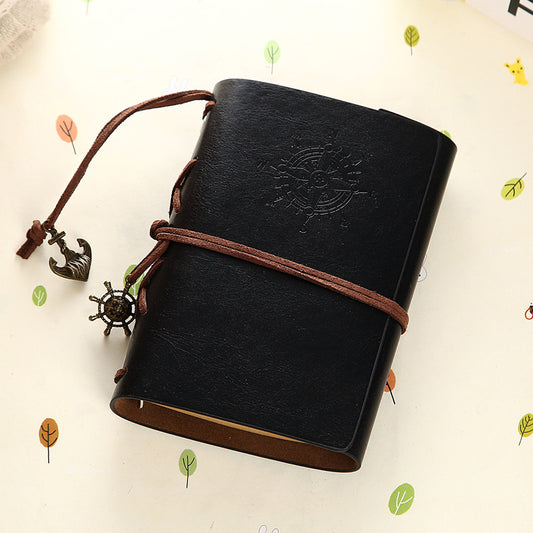 A7 Pirate Style Loose leaf Notebook Vintage Strap Hand Account Notebook
