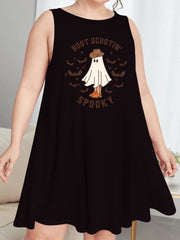 Halloween Ghost Print Sleep Dress