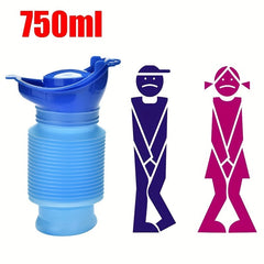 750ml Emergency Urinal Portable Urine Bottle for Outdoor Travel Camping Hiking