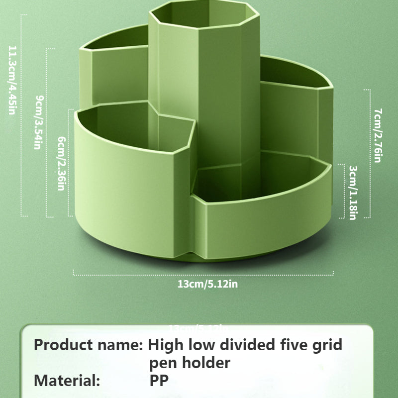 360 Rotatable Pen Holder Stationery Organizer in Durable Material