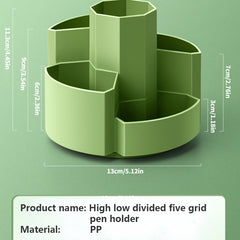 360 Rotatable Pen Holder Stationery Organizer in Durable Material