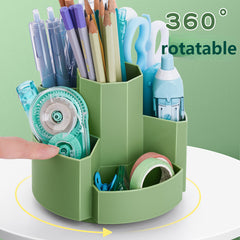 360 Rotatable Pen Holder Stationery Organizer in Durable Material