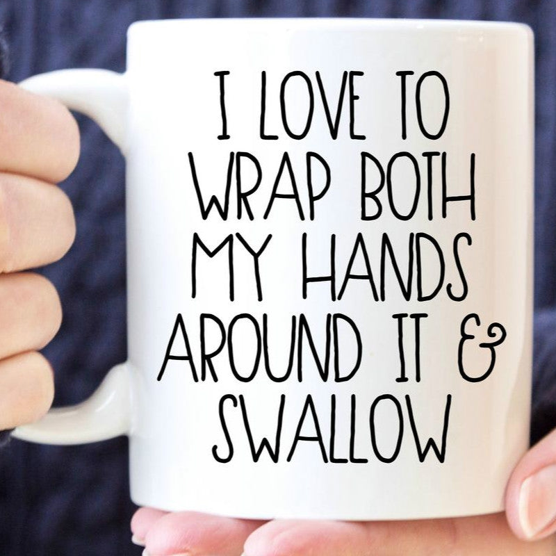 325ml Letter Printed Ceramic Coffee Mug for Outdoor Picnic Camping