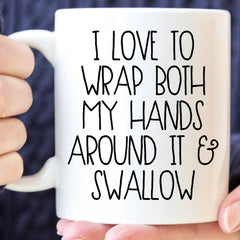 325ml Letter Printed Ceramic Coffee Mug for Outdoor Picnic Camping