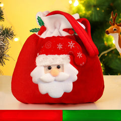 Christmas Santa Claus Drawstring Pouch Party Bag