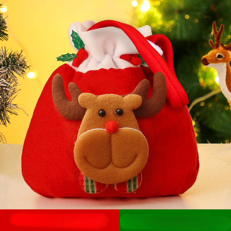 Christmas Santa Claus Drawstring Pouch Party Bag