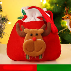 Christmas Santa Claus Drawstring Pouch Party Bag