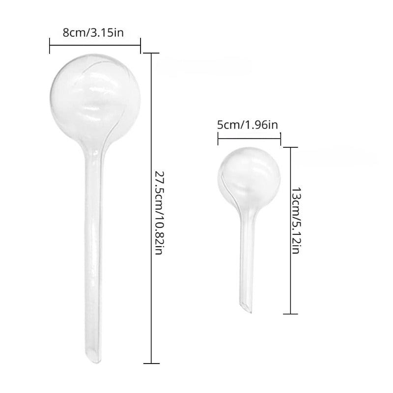 8pcs Clear Plant Watering Globes Self Watering Bulbs Automatic Waterer