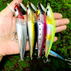 1pc 38g Artificial Sinking Minnow Fishing Lure Swimbait Bionic Wobbler Hard Bait