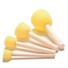 Circular Sponge Brush Painting Graffiti Tool DIY Mushroom Head Seal