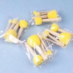 Circular Sponge Brush Painting Graffiti Tool DIY Mushroom Head Seal