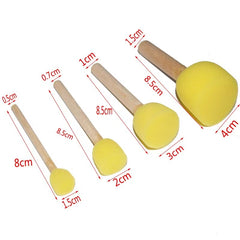 Circular Sponge Brush Painting Graffiti Tool DIY Mushroom Head Seal