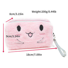Plush Makeup Bag Soft Brush Holder Toiletry Bag Travel Pouch Gift