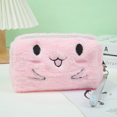 Plush Makeup Bag Soft Brush Holder Toiletry Bag Travel Pouch Gift