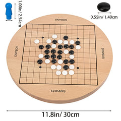 Checkers 2-in-1 Traditional Strategy Board Game - Family & Party Fun