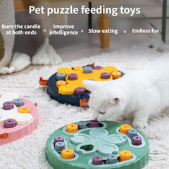 Interactive Treat Toy for Dogs & Cats - Mental Enrichment Slow Feeder