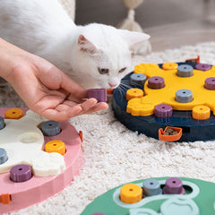 Interactive Treat Toy for Dogs & Cats - Mental Enrichment Slow Feeder