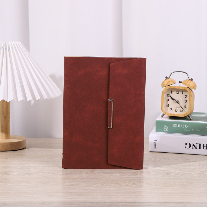 30 Notebook Solid Business Meeting Record Book Storage Faux Leather Handbooks