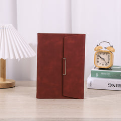 30 Notebook Solid Business Meeting Record Book Storage Faux Leather Handbooks