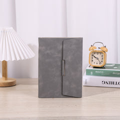 30 Notebook Solid Business Meeting Record Book Storage Faux Leather Handbooks