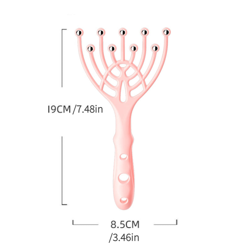 Scalp Massager Handheld 9 Claws Massage Tool for Hair Care Stress Relief
