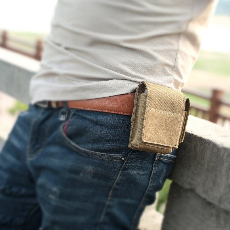 1000D Nylon MOLLE Waist Bag, Camo Pouch, Ammo Sheath