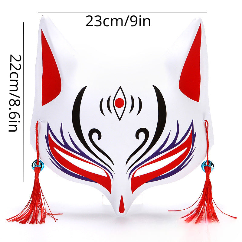 Half Face Fox Cat Mask Pointy Nose Fox Full Face Cat Anime Fox Cos Dressing Mask